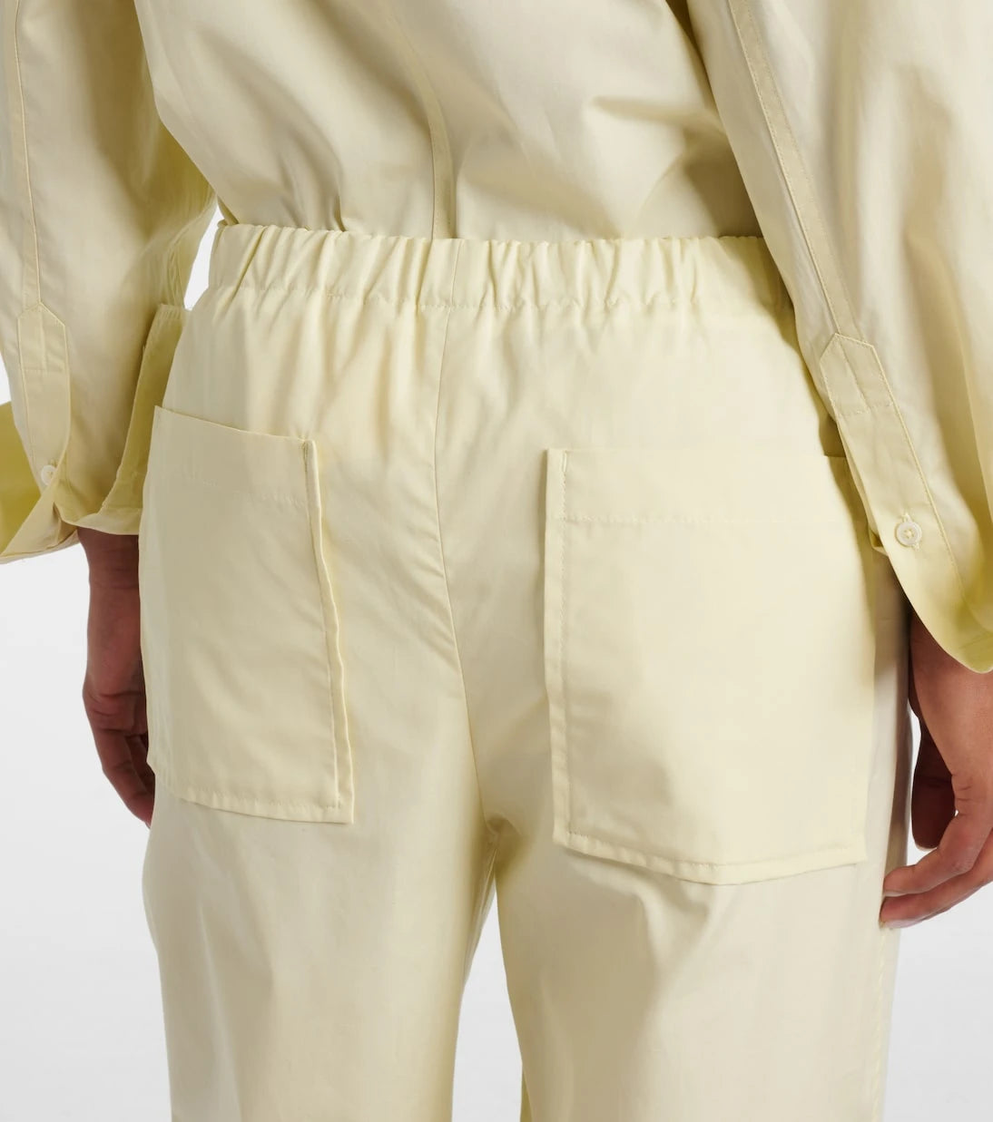 Toteme - Cotton poplin wide-leg pants