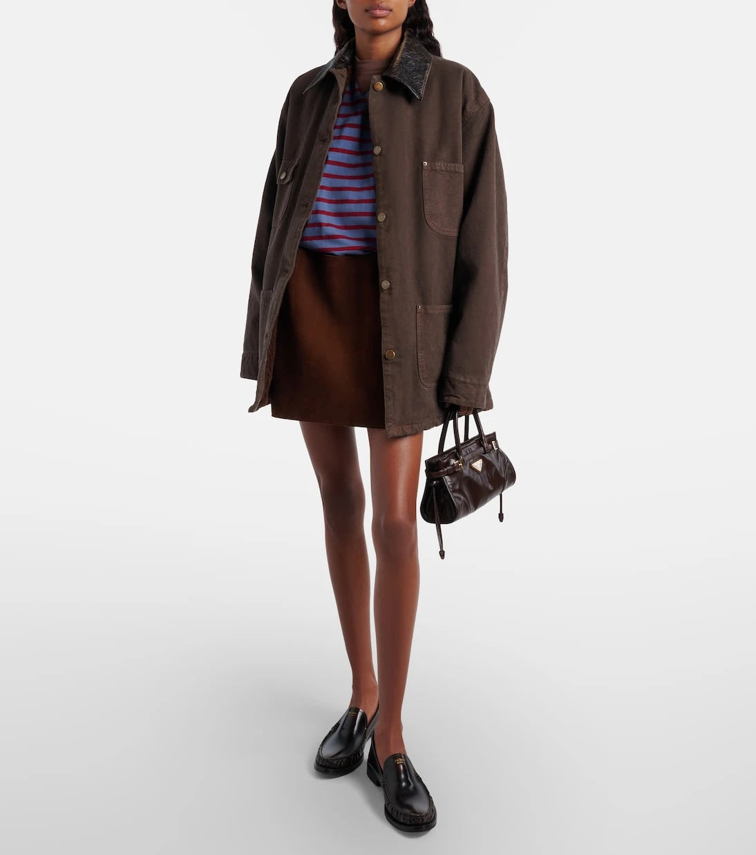 Prada - Prada Bonnie Mini deri el çantası