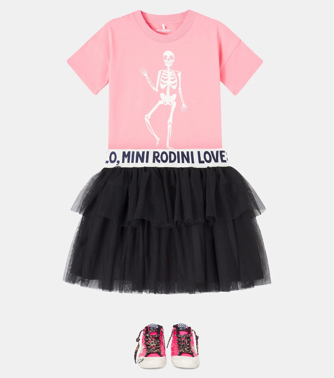 Golden Goose Kids - Sequined leather sneakers