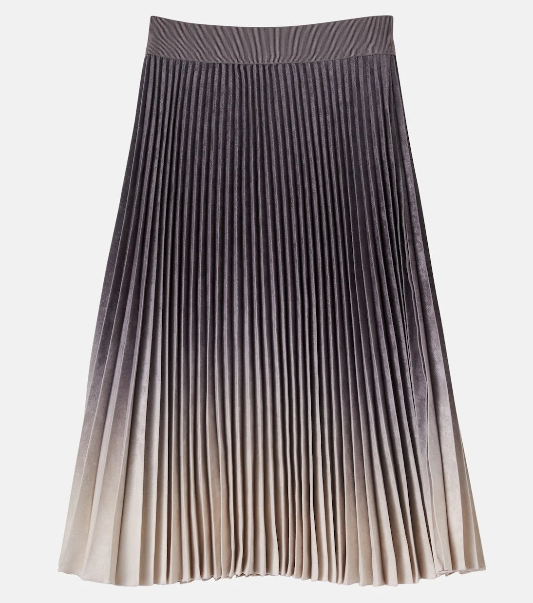 Monnalisa - Ombré plissé skirt