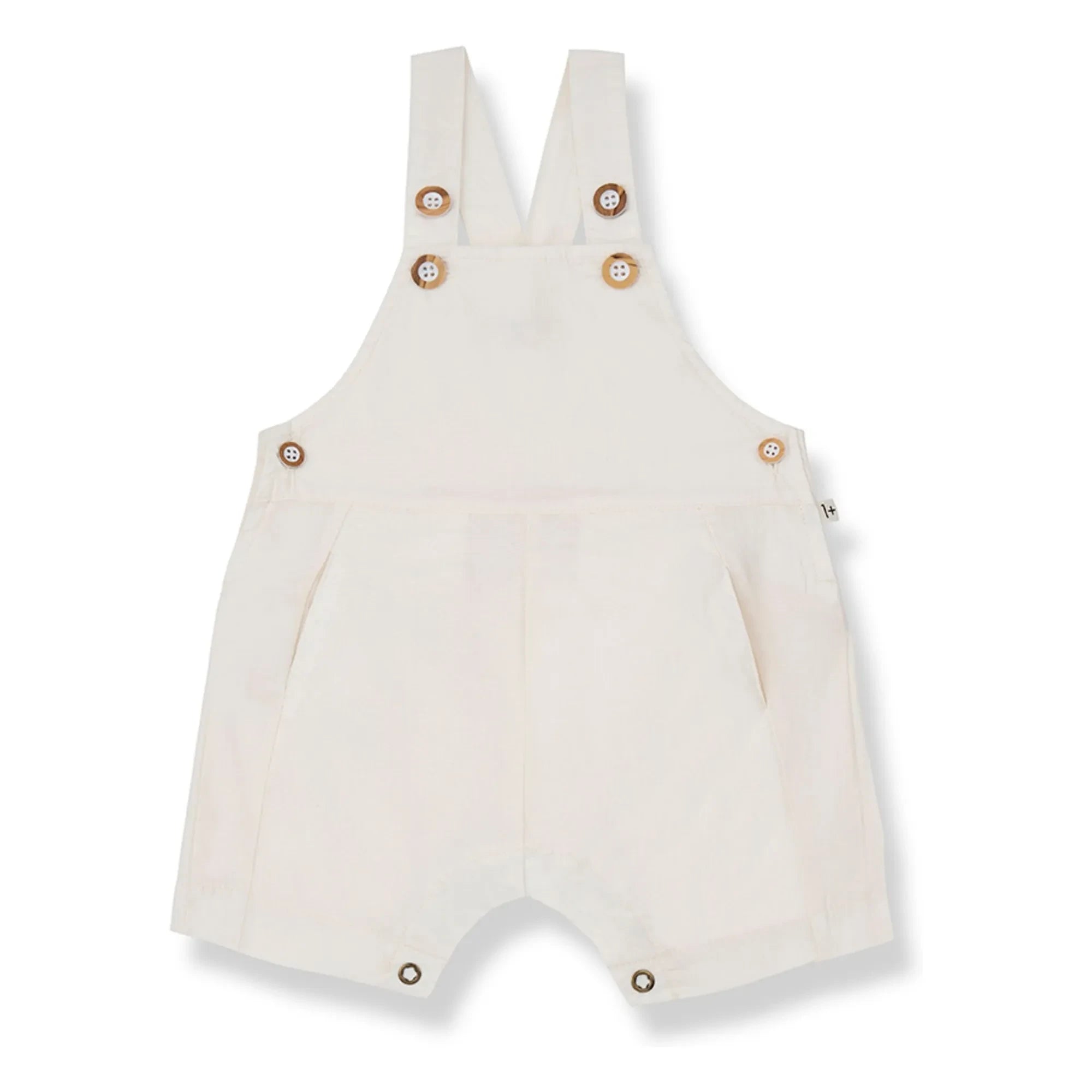1+ in the family - Combishort Galfi Popeline | White