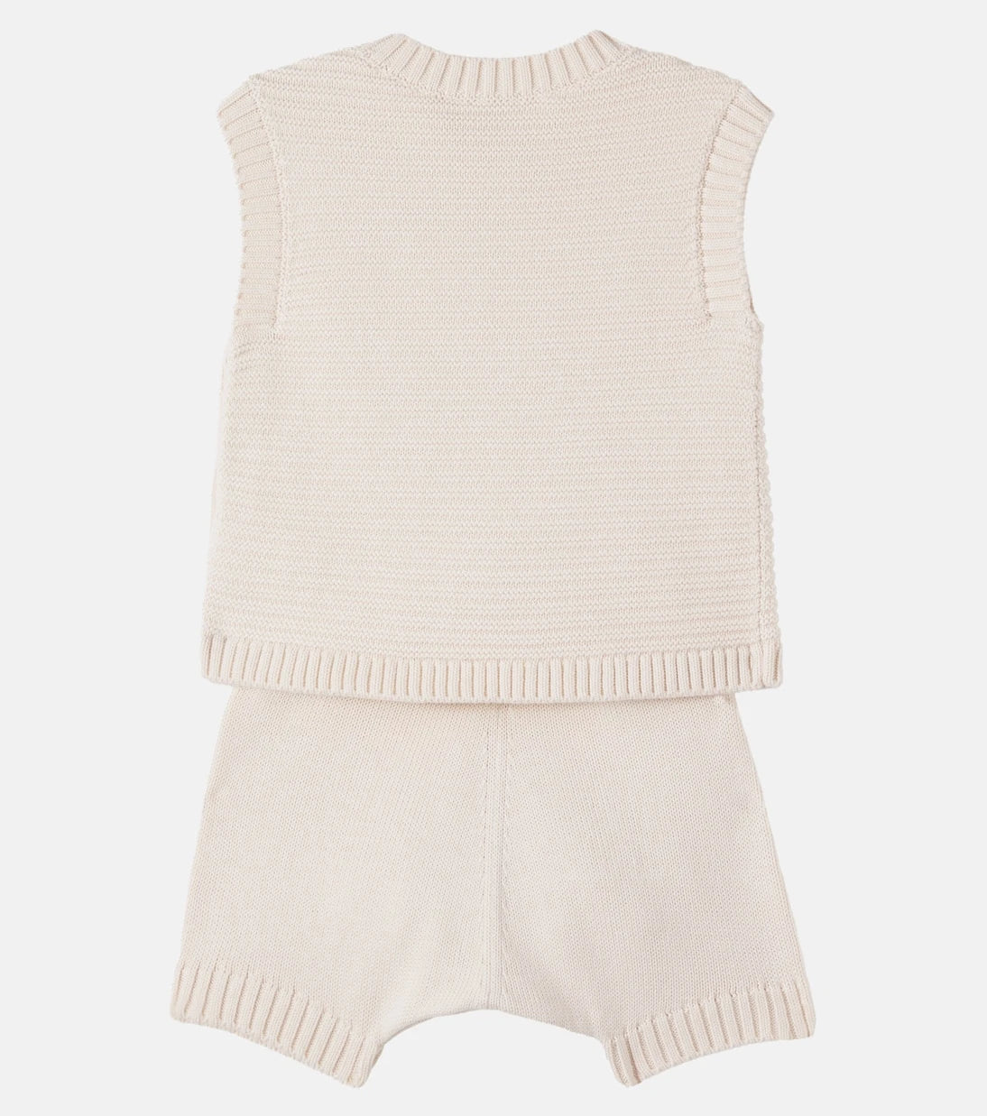 Bonpoint - Baby Tendresse cotton top and shorts set