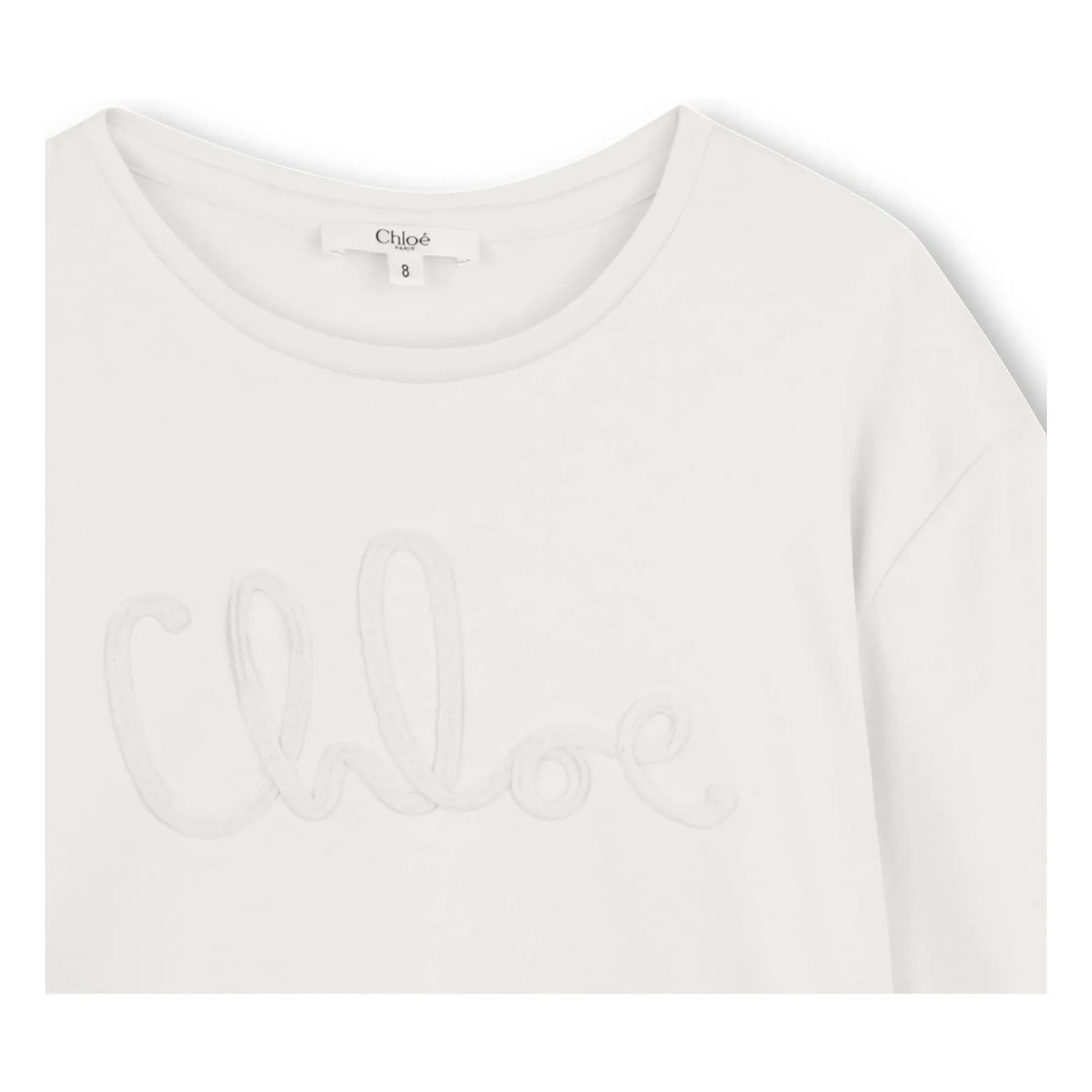 Chloé - Logo T-shirt Organic cotton | White