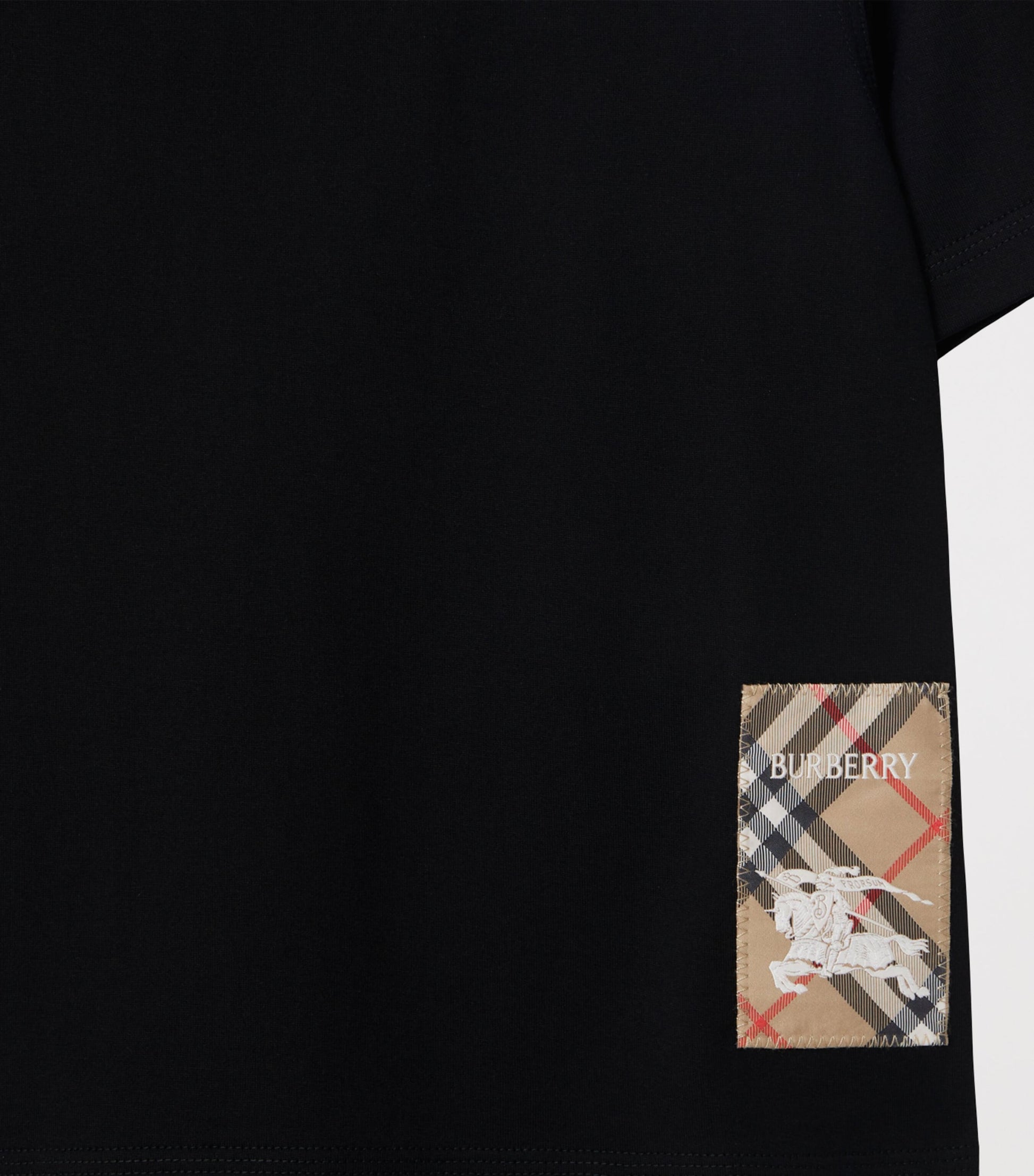 Burberry Kids Cotton Check-Label T-Shirt (3-12 Years)