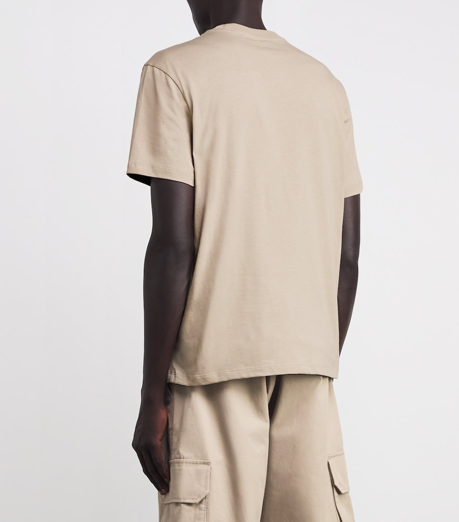 Cotton Embroidered Ami De Coeur T-Shirt