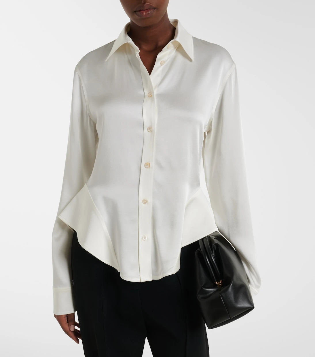 Stella McCartney - Peplum satin shirt