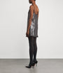 CAMILLA AND MARC Black Sequin Façade Mini Dress