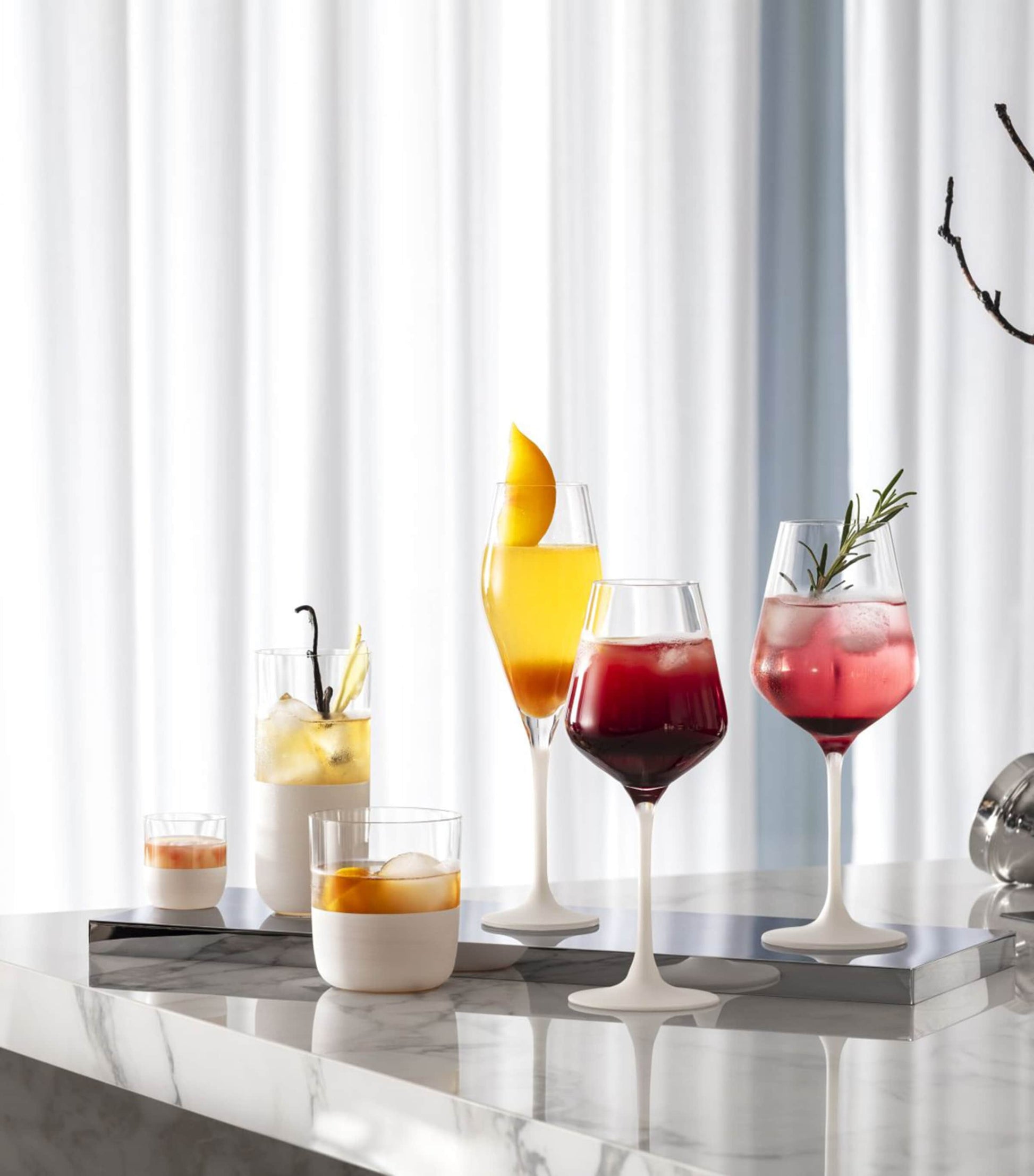 Villeroy & Boch Set of 4 Manufacture Rock Blanc Champagne Glasses (290ml)