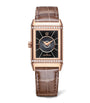 Jaeger-LeCoultre Pink Gold and Diamond Reverso Classic Duetto Watch 24.4mm