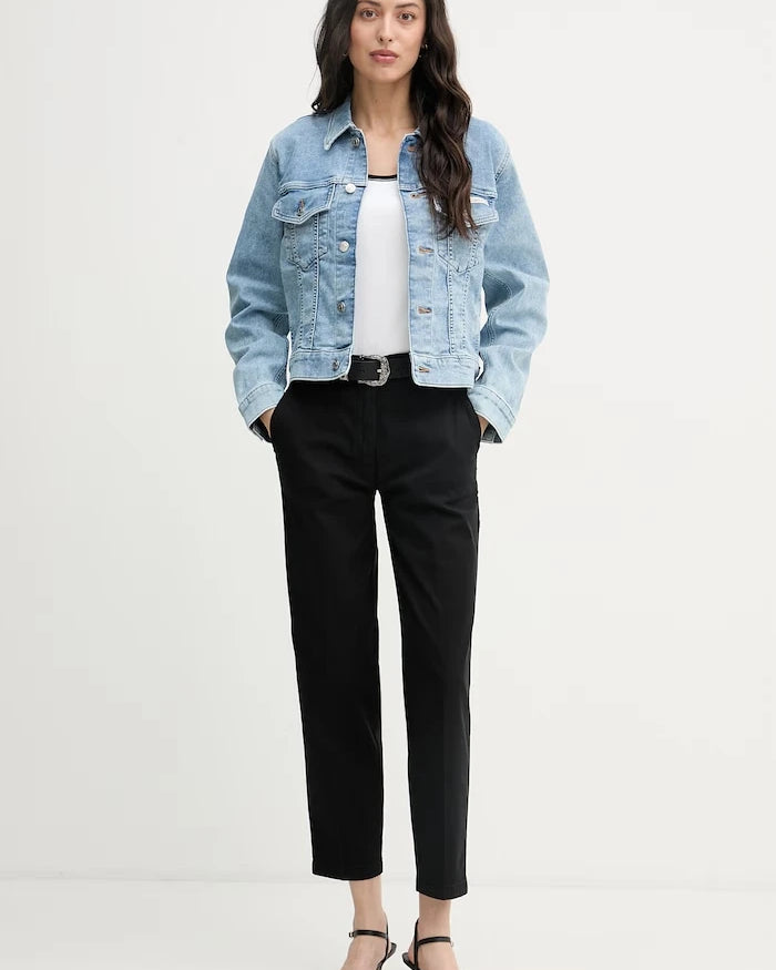 Calvin Klein Jeans тениска дамска от памук с еластан