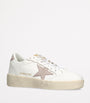 Golden Goose White Leather Ball Star Low-Top Sneakers