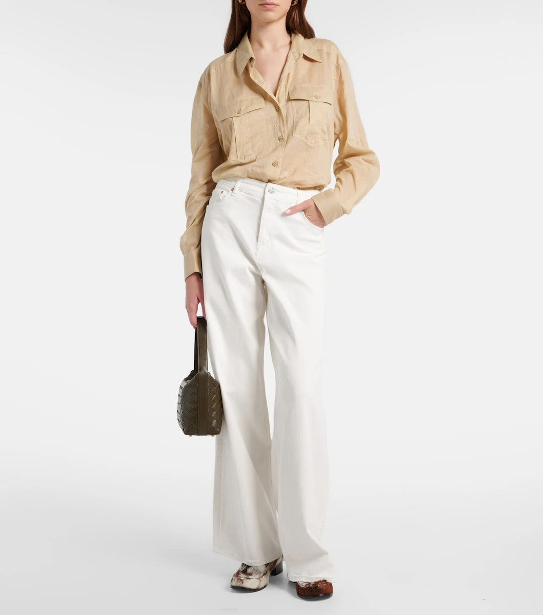 AG Jeans - Maxi Relax high-rise wide-leg jeans