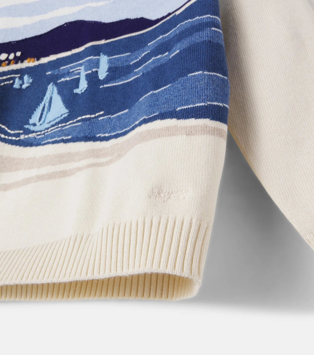 Bonpoint - Cotton and cashmere jacquard sweater