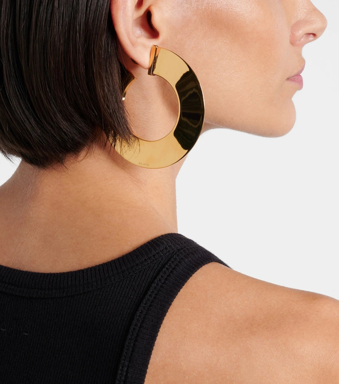Alaïa - Medium hoop earrings