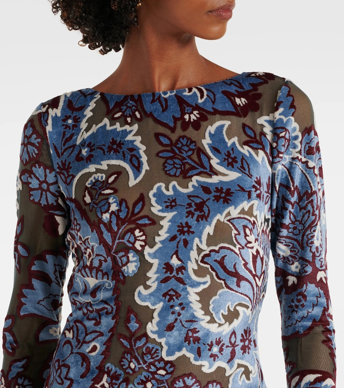 Etro - Paisley crêpe jersey maxi dress