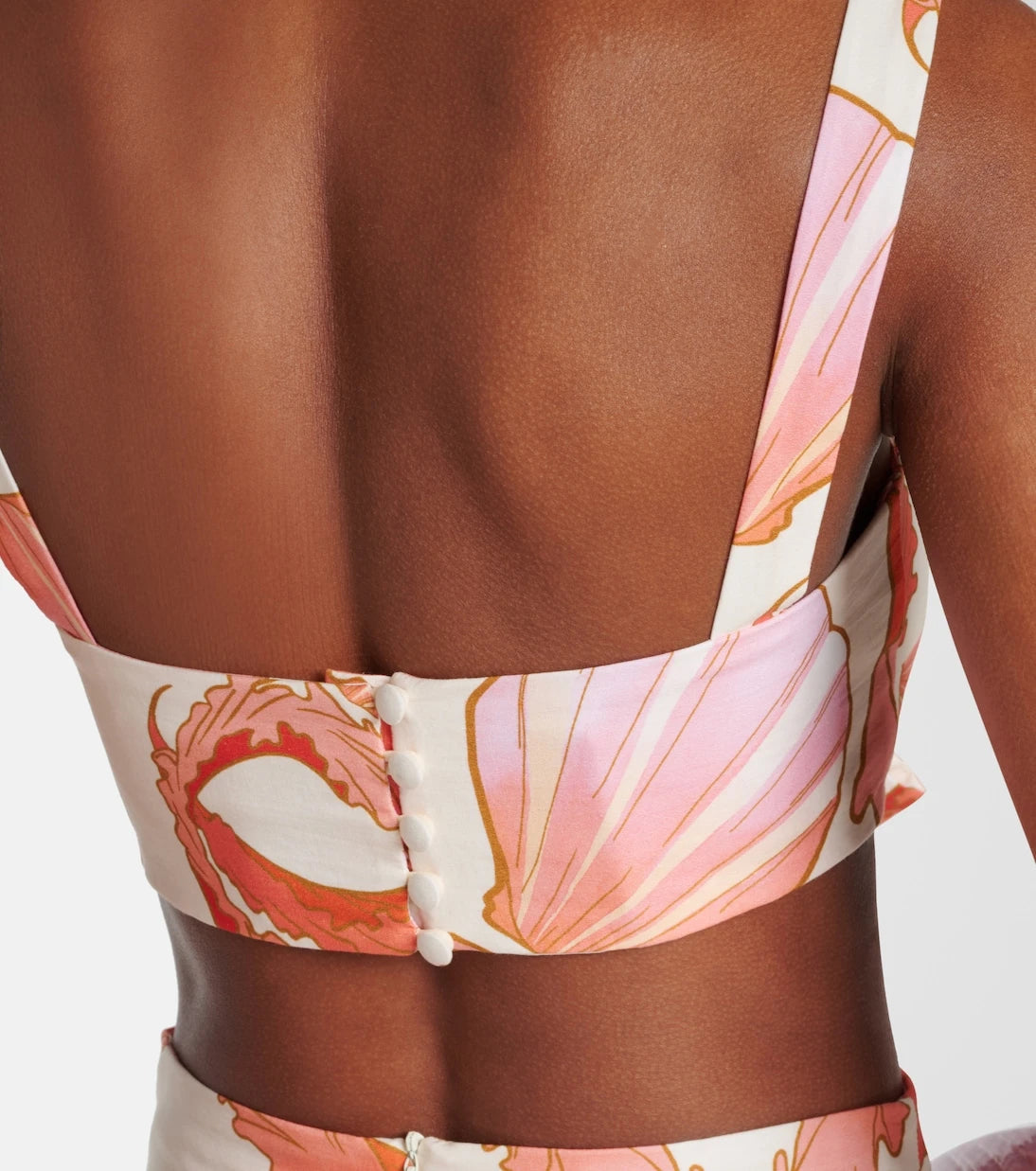 Adriana Degreas - Seashell printed cotton bra top