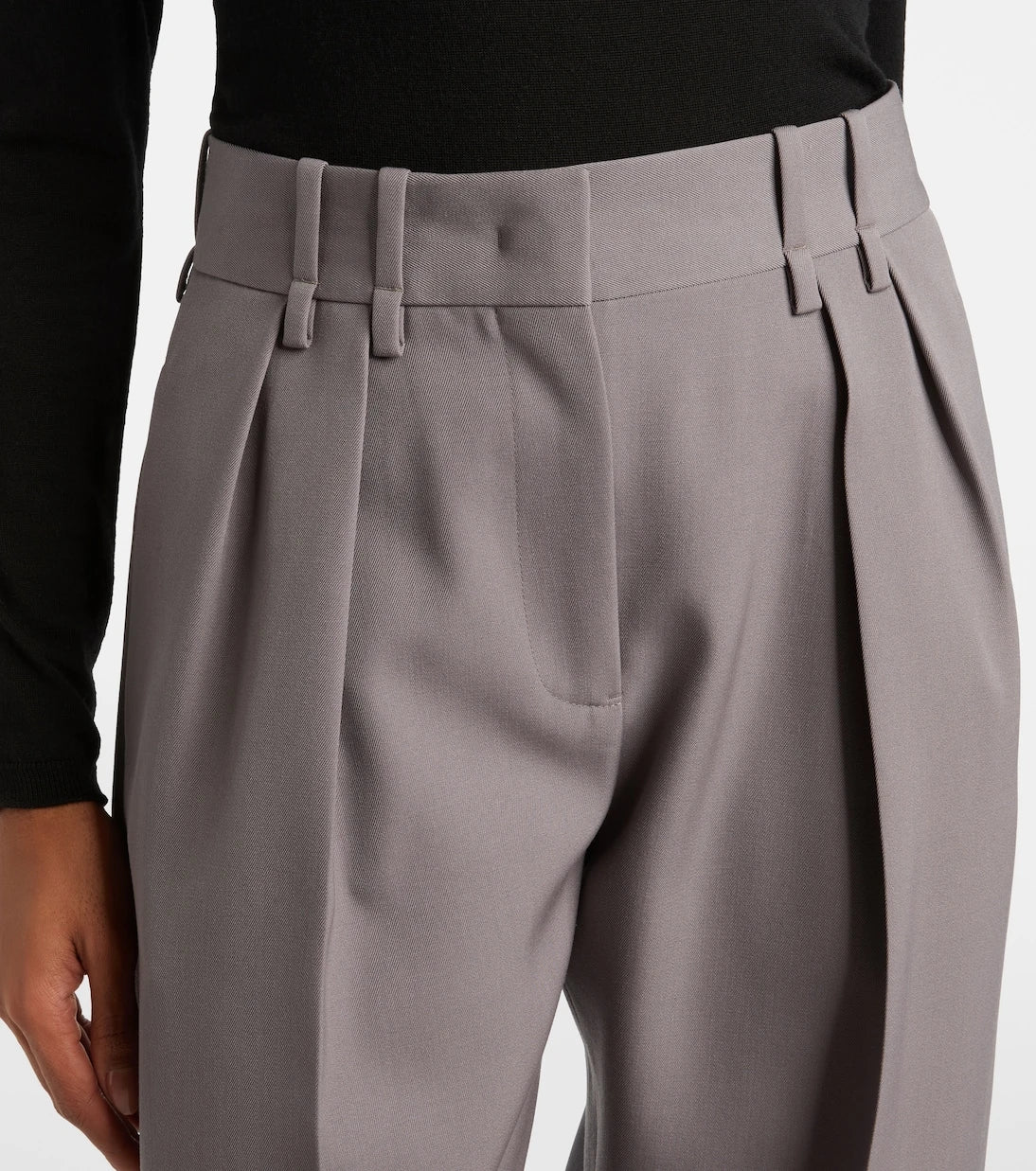 Jil Sander - Wool gabardine wide-leg pants