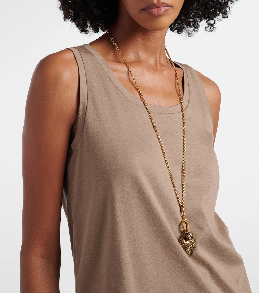 'S Max Mara - Furetto embellished cotton-blend tank top