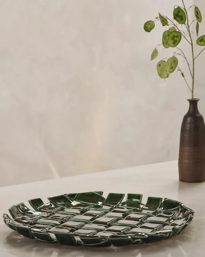 ferm LIVING Plait Dekoratif Tabak