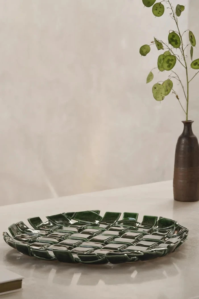 ferm LIVING Plait Dekoratif Tabak