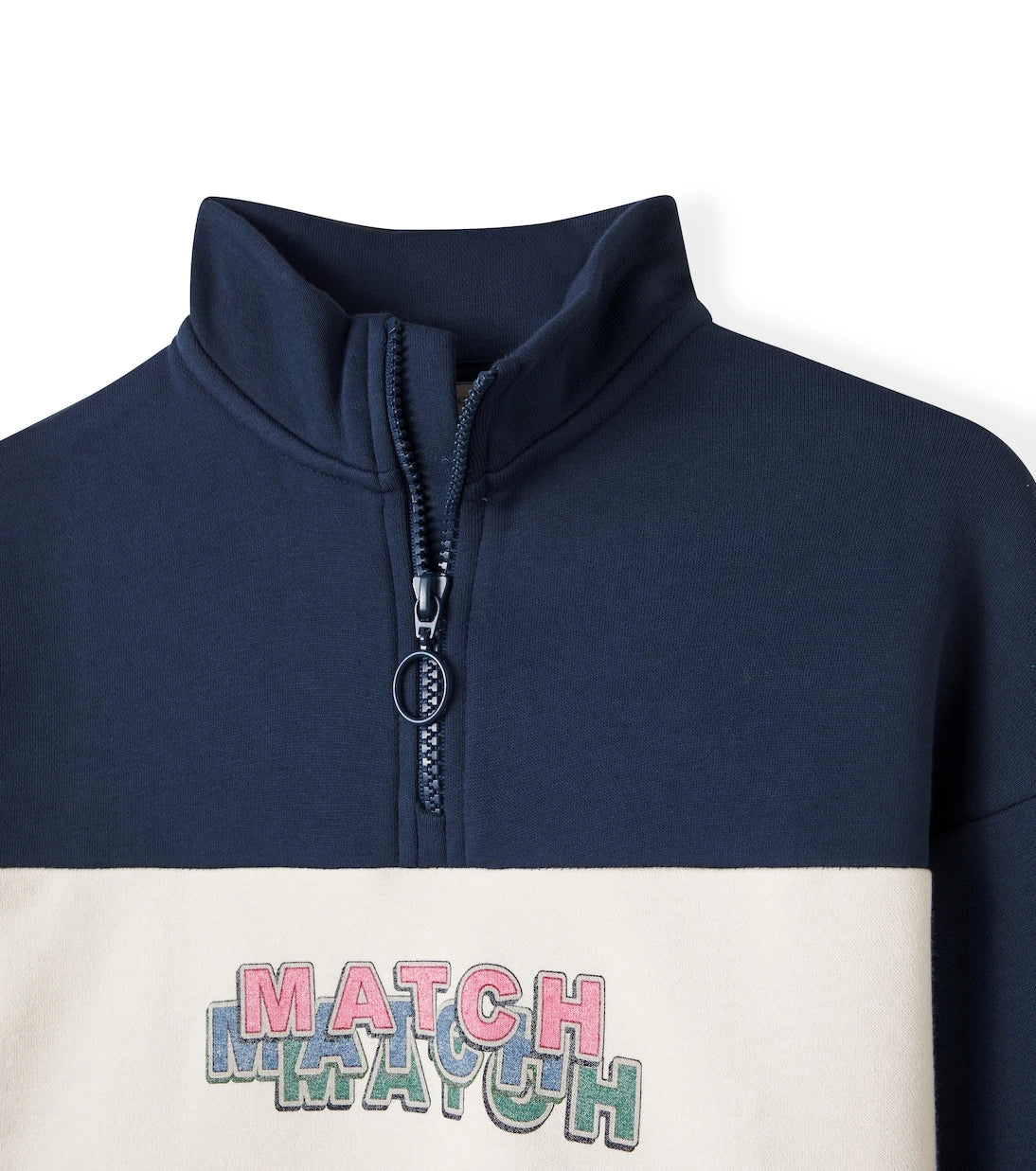 Konges Sløjd - Lou printed cotton-blend half-zip sweatshirt