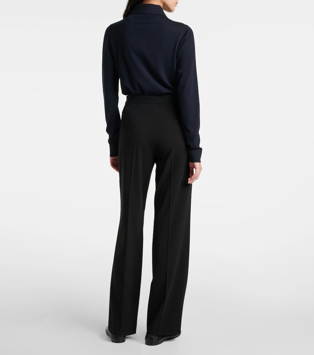 The Row - Dina wool-blend straight pants