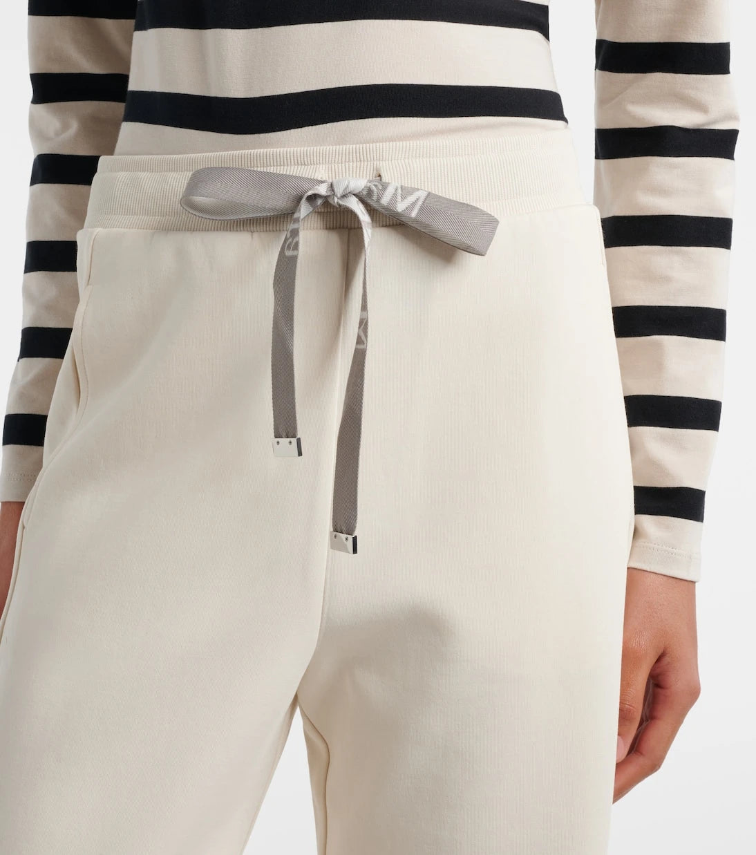 'S Max Mara - Cotton-blend jersey wide-leg sweatpants