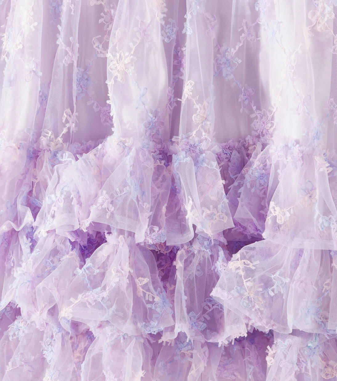 Tutu Du Monde - Broderie ruffled tulle dress