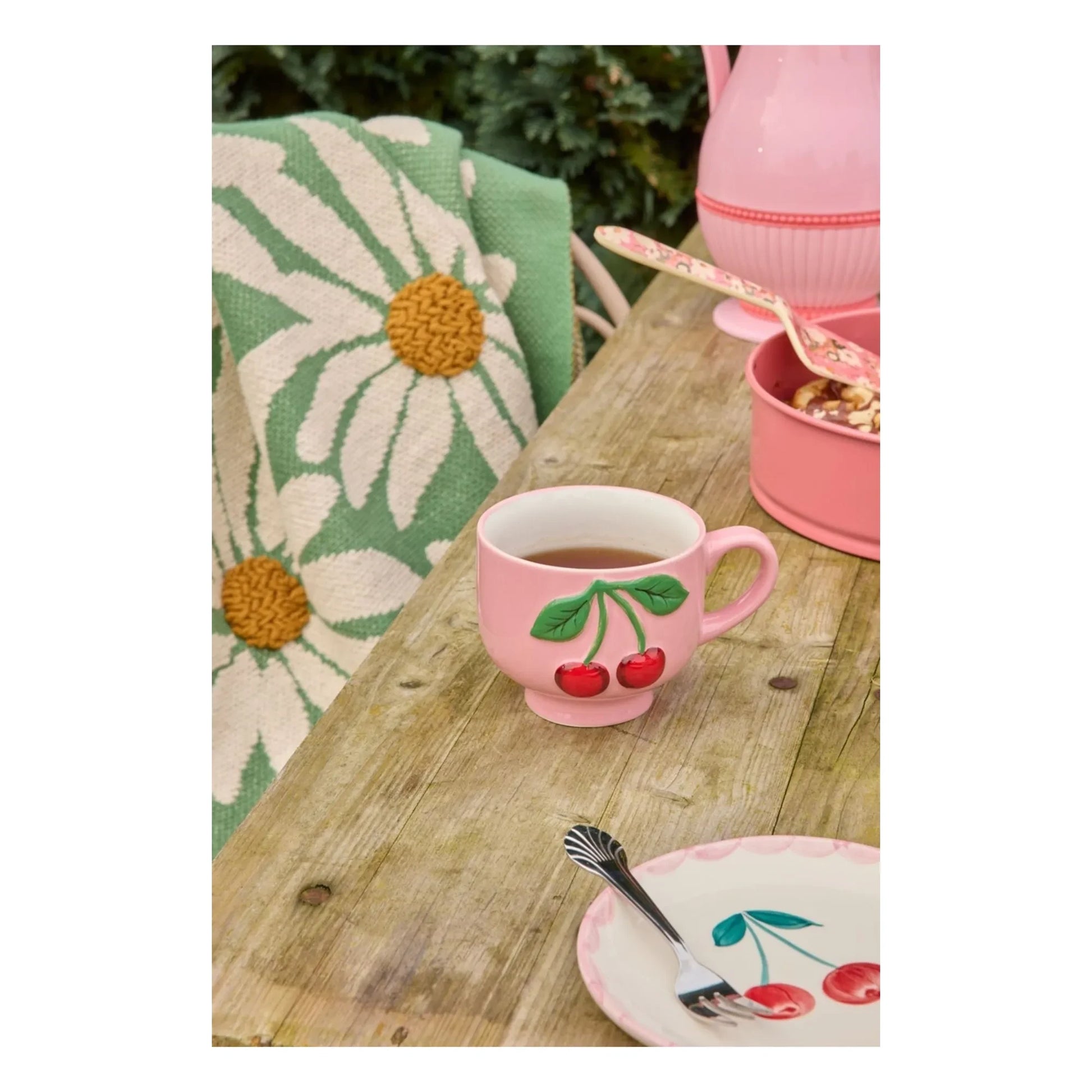 Rice - Ceramic mug Cerise | Pink