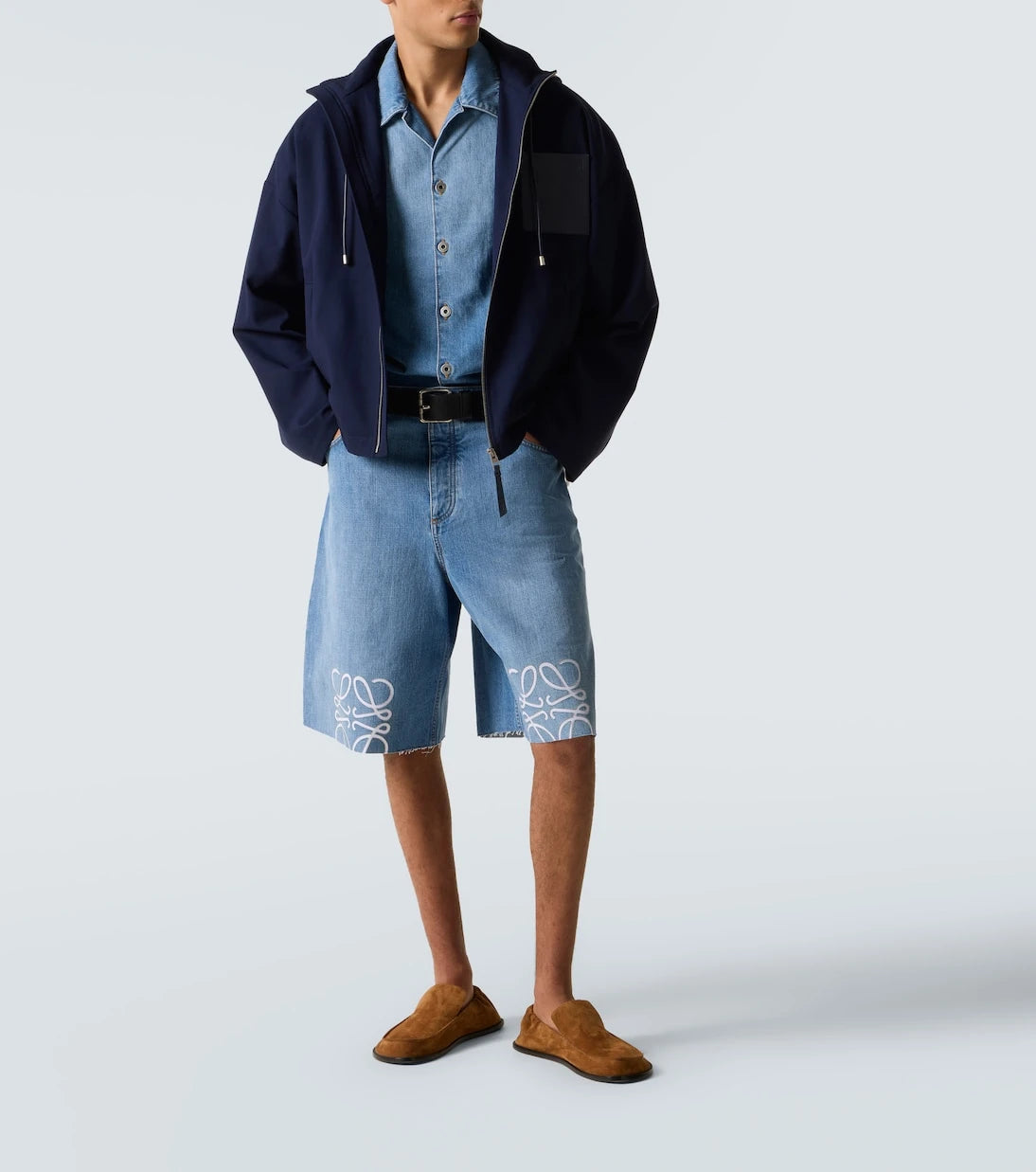 Loewe - Hooded cotton twill jacket