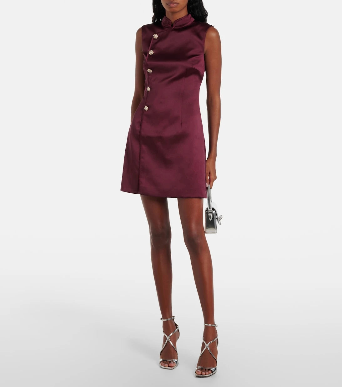 Self-Portrait - Satin minidress