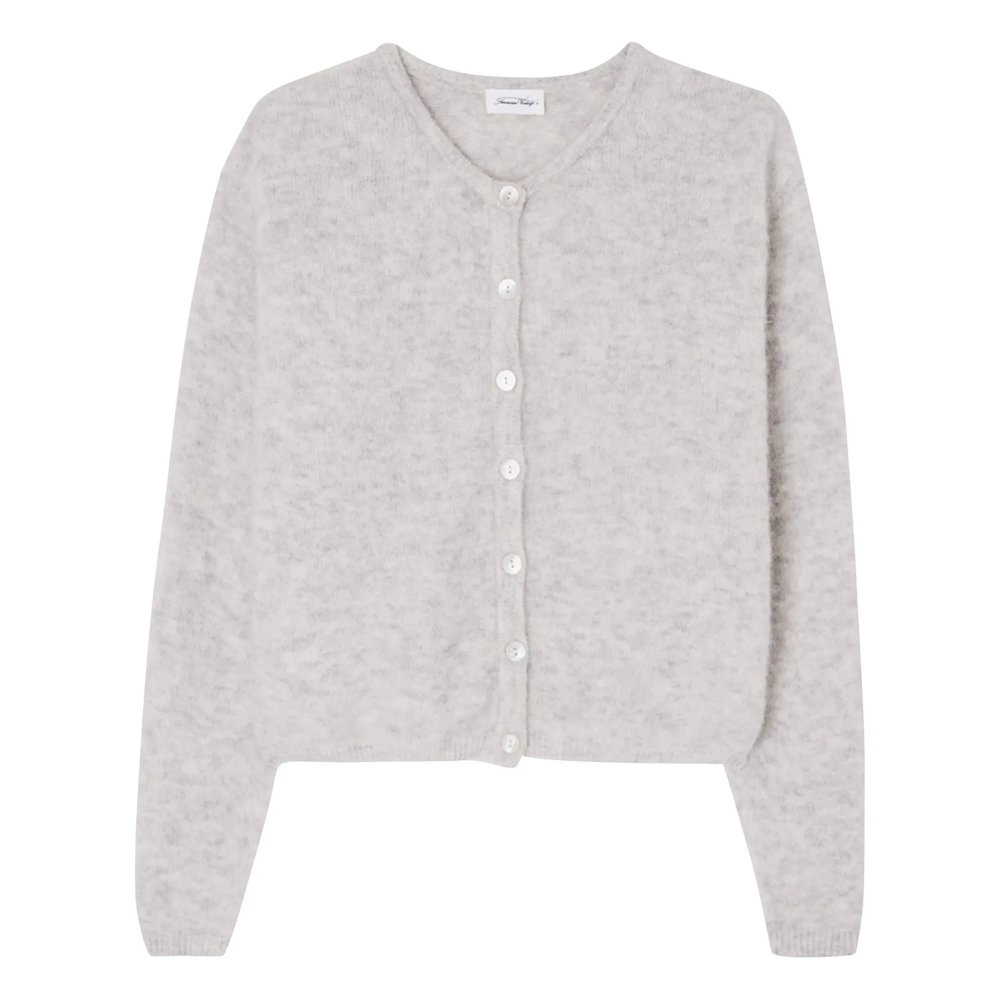 American Vintage - Vitow Alpaca and Wool Vest | Light grey