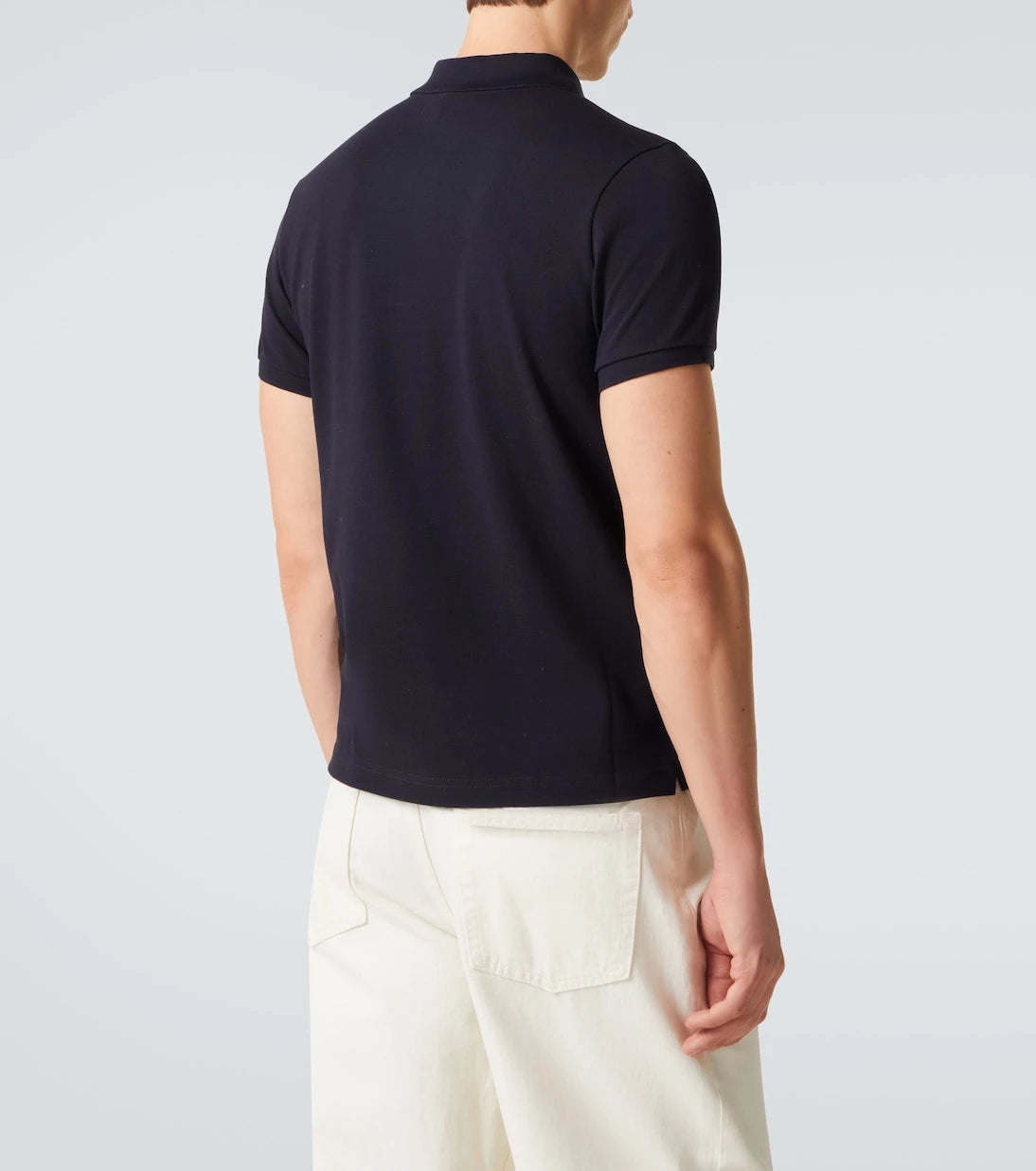 Moncler - Cotton piqué polo shirt