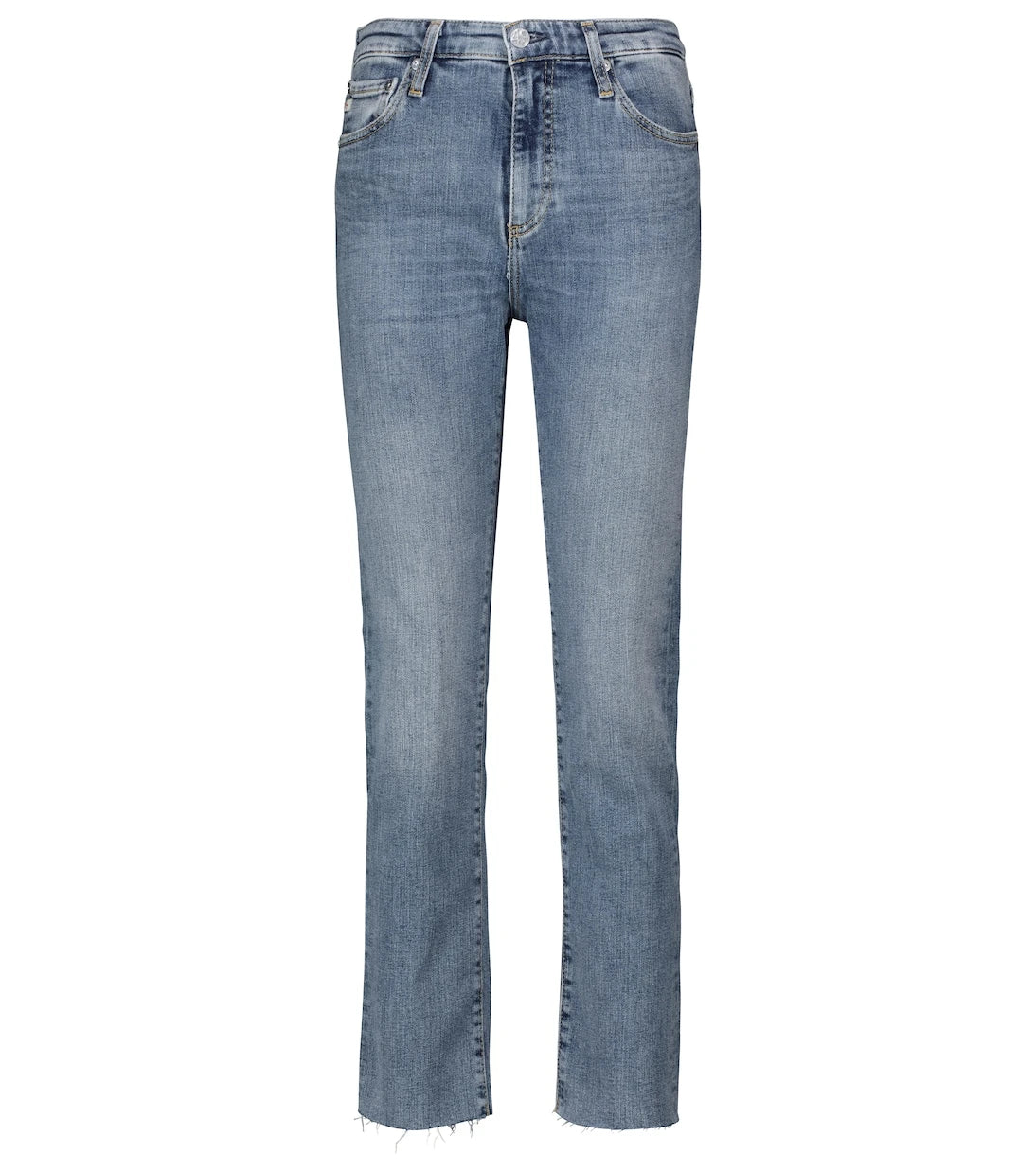 AG Jeans - بنطلون جينز إيزابيل بخصر مرتفع وقصّة مستقيمة