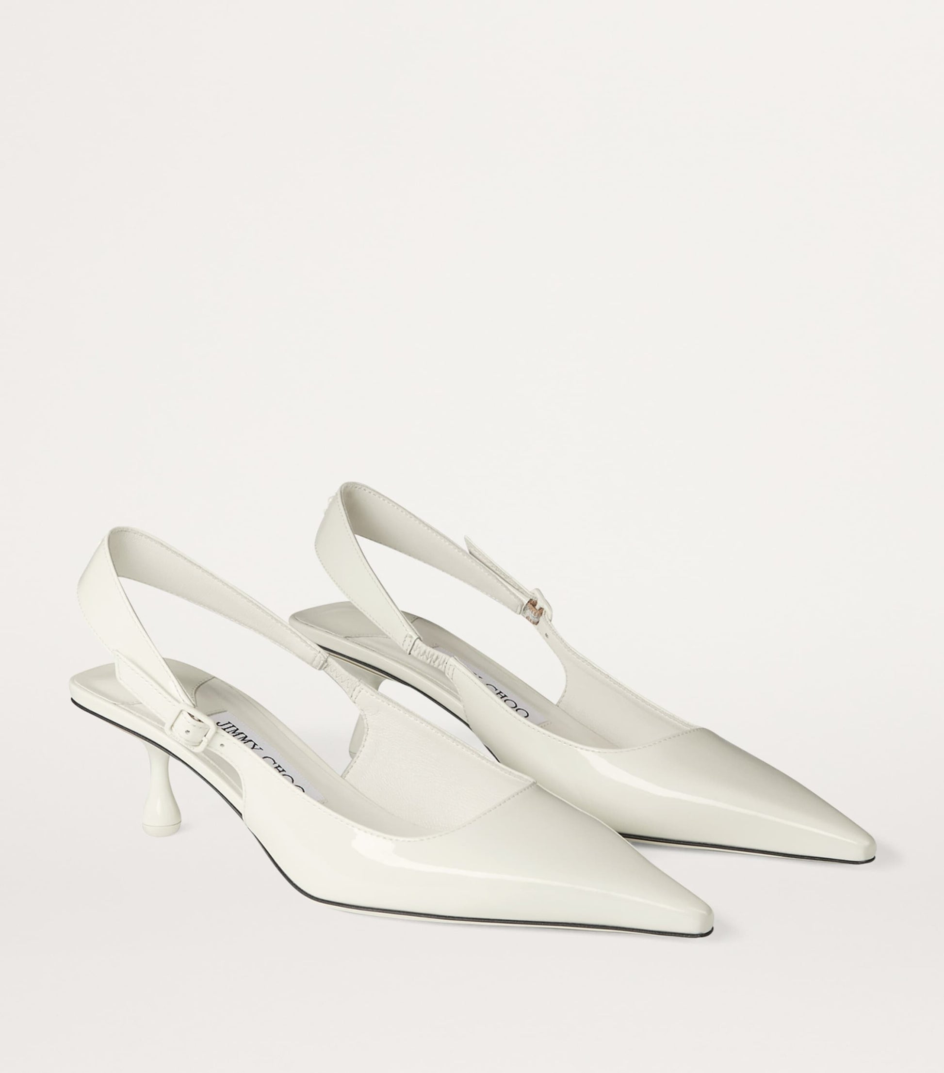 Amel 50 Leather Slingback Pumps LATTE