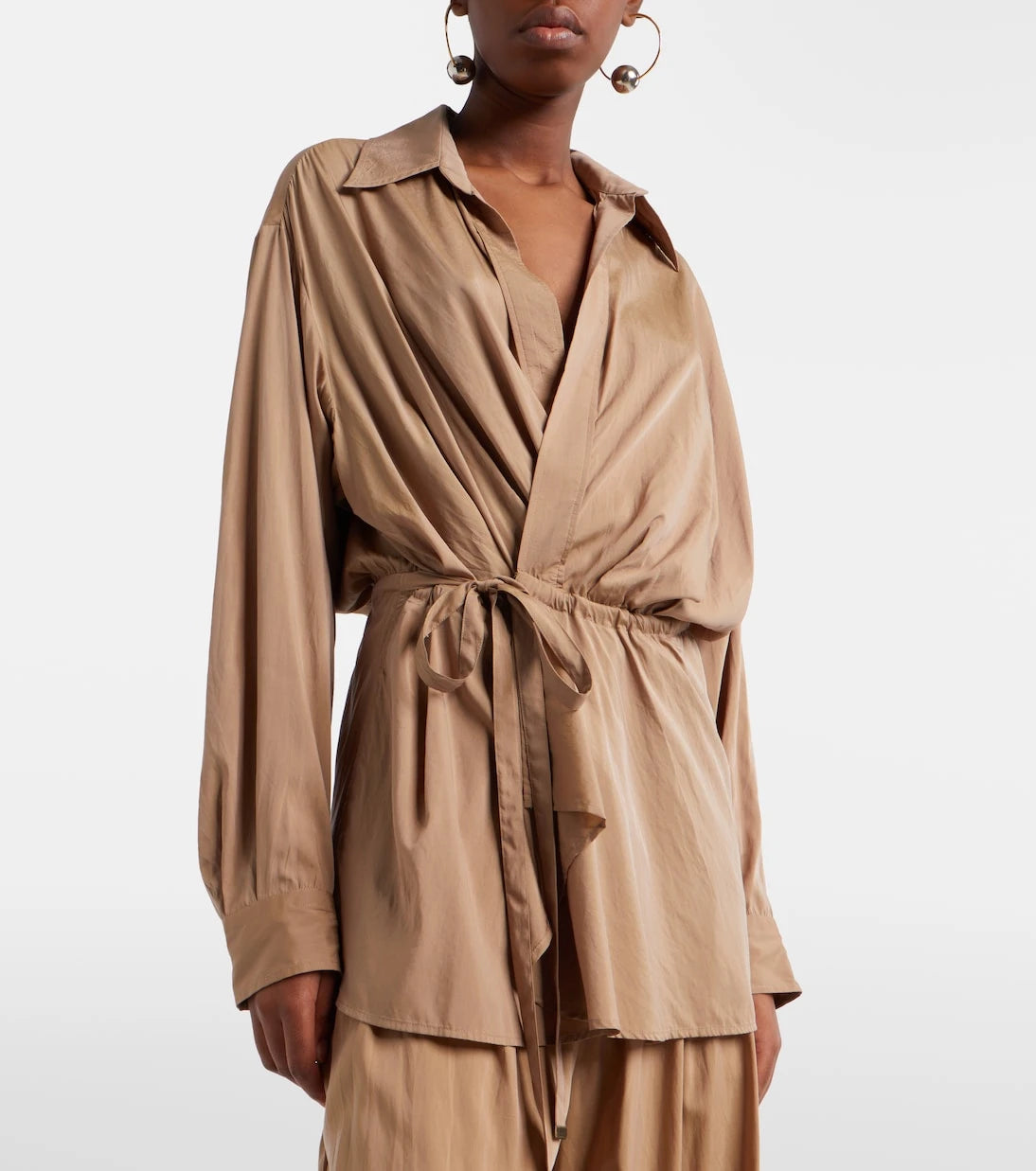 Isabel Marant - Keren gathered wrap top
