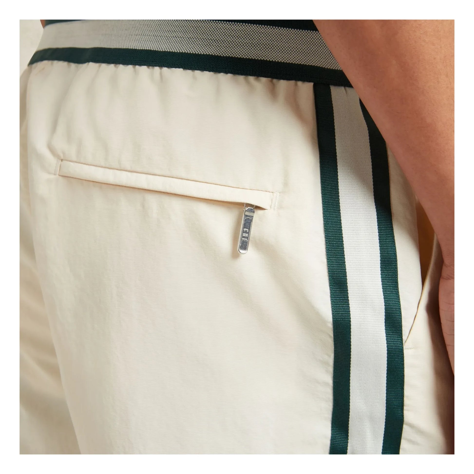 Ché Studios - Baller Swim Shorts | White - Ivory