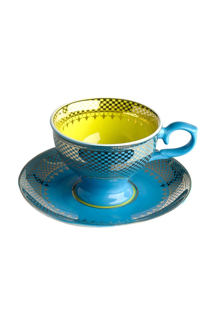 POLSPOTTEN 90 ml Kase ve Tabak Seti (4 Parça)