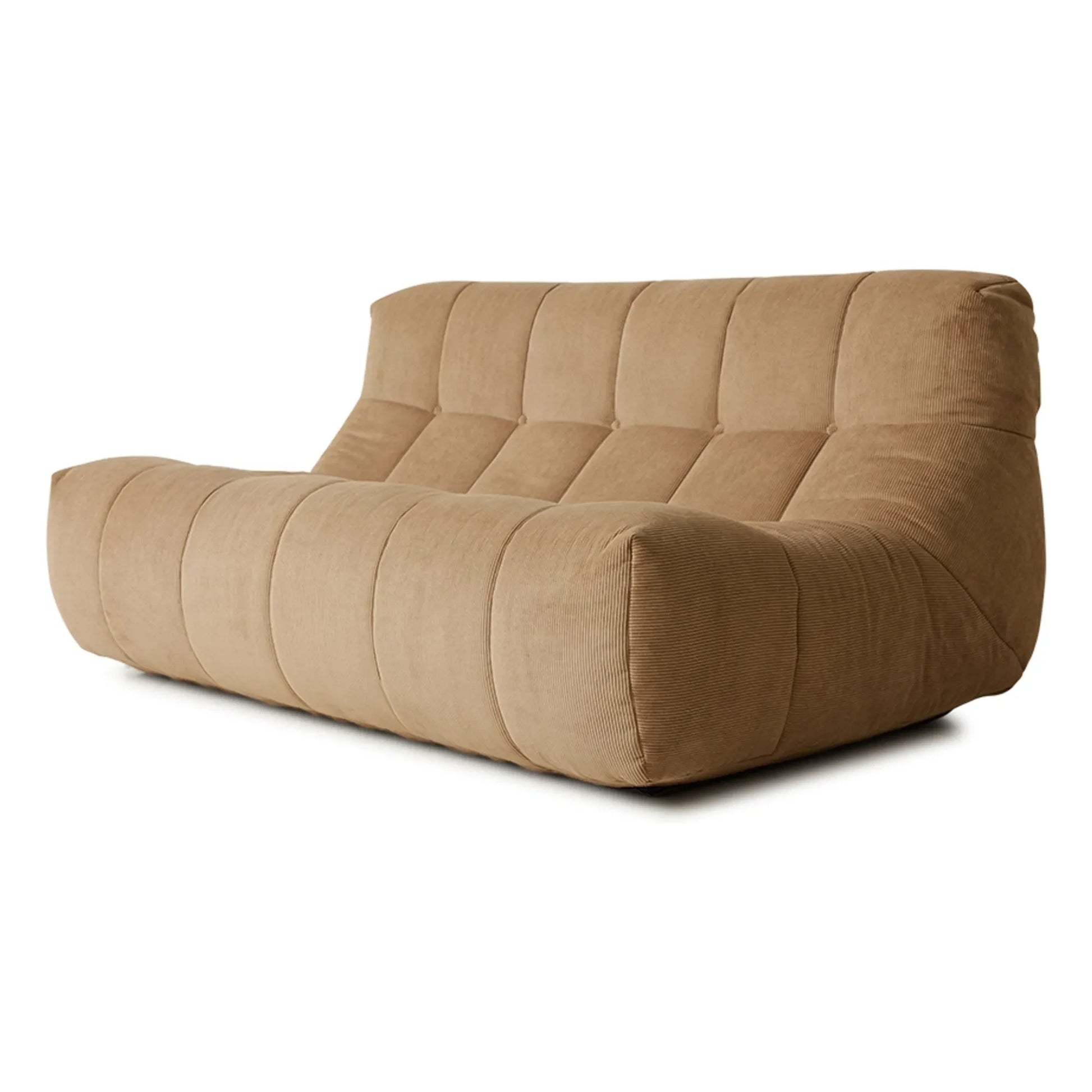 HKliving - Lazy corduroy sofa lounge | Light brown