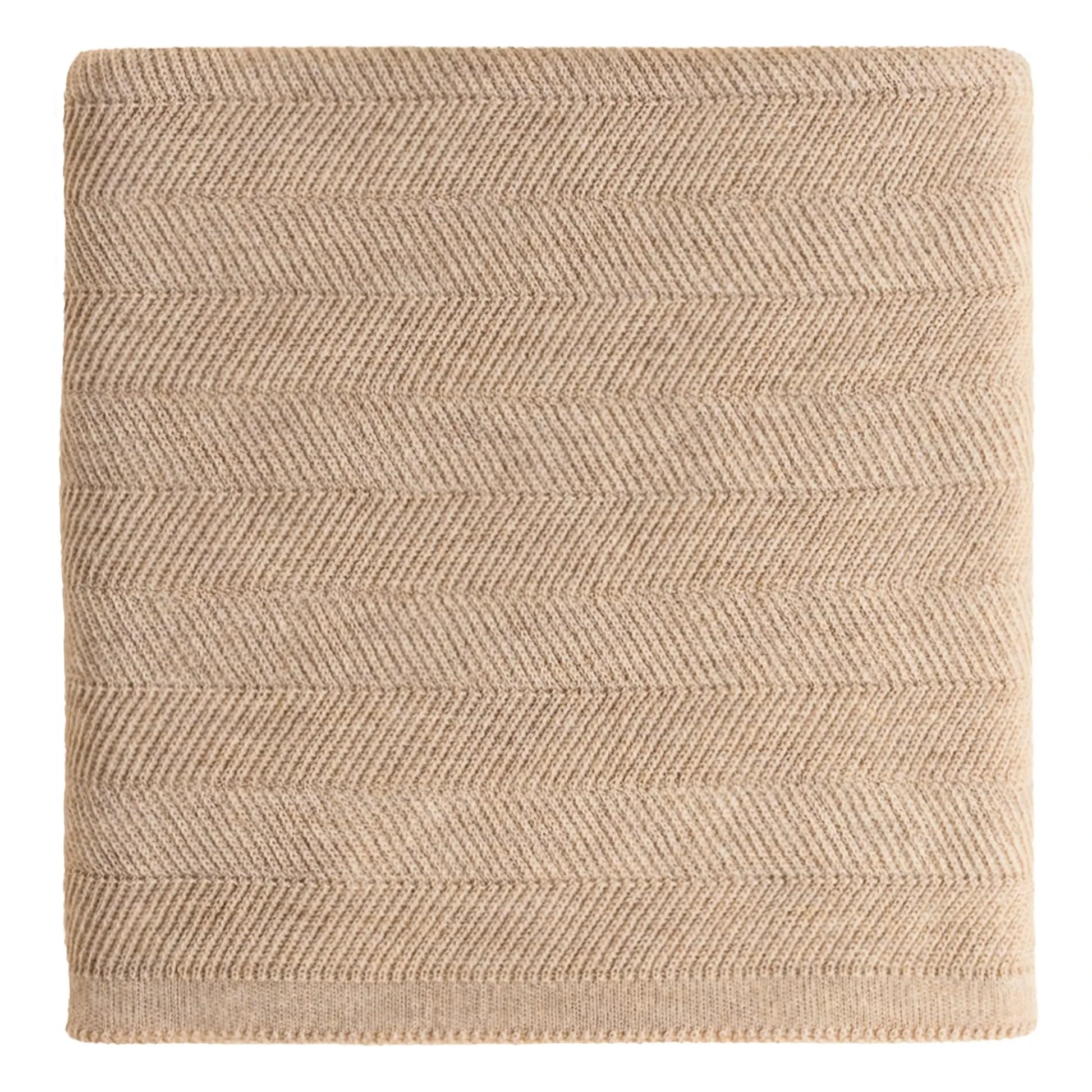 Hvid - Freddie Merino Wool Blanket | Sand