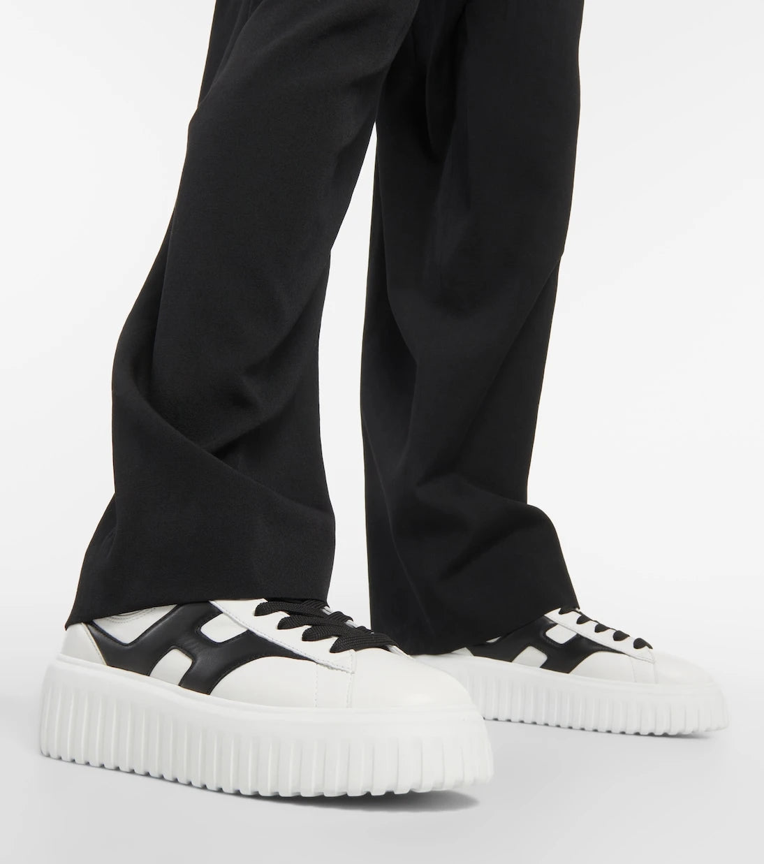 Hogan - H-Stripes leather sneakers
