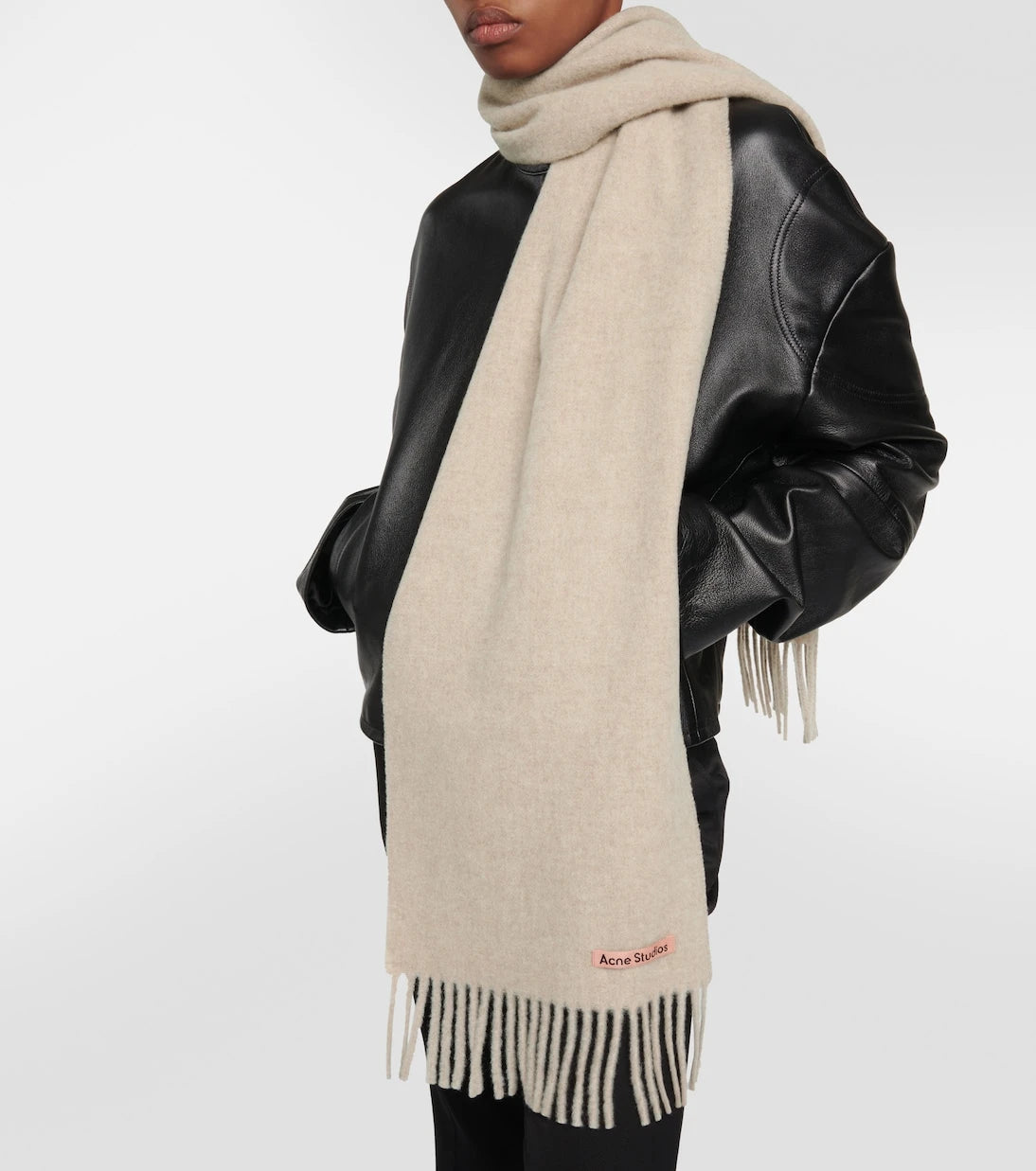 Acne Studios - وشاح كندا سكيني الصوفي المهدّب