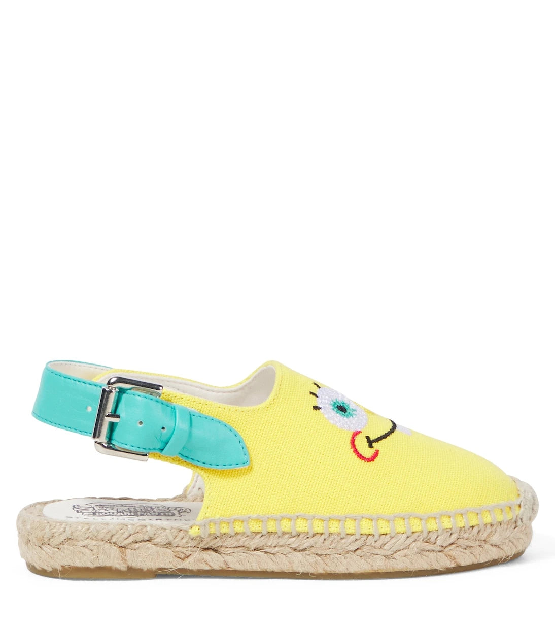Stella McCartney Kids - Embroidered canvas espadrilles