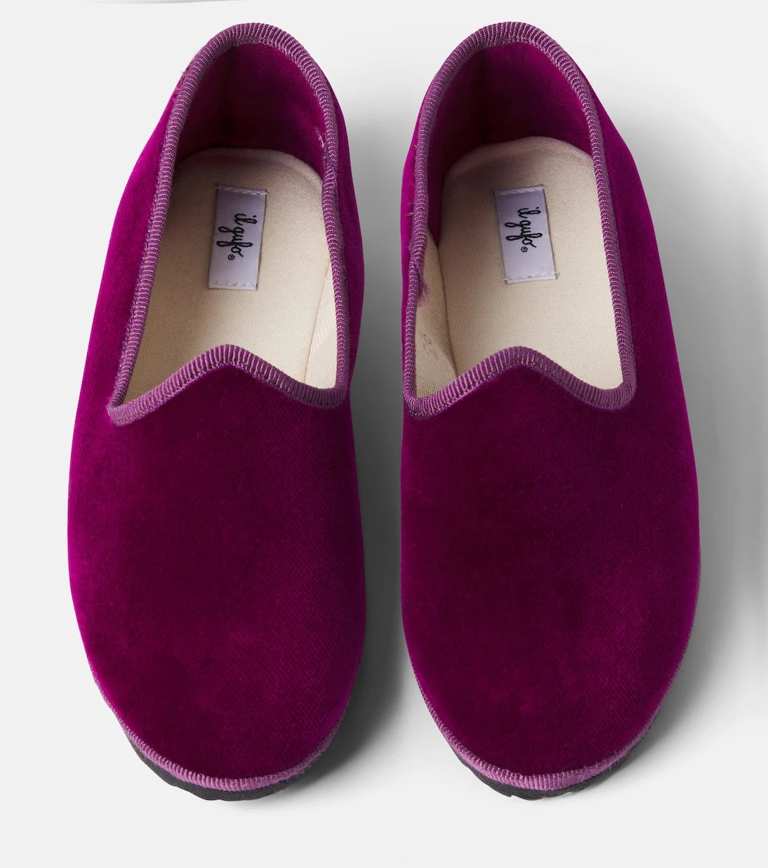 Il Gufo - Velvet slip-on shoes