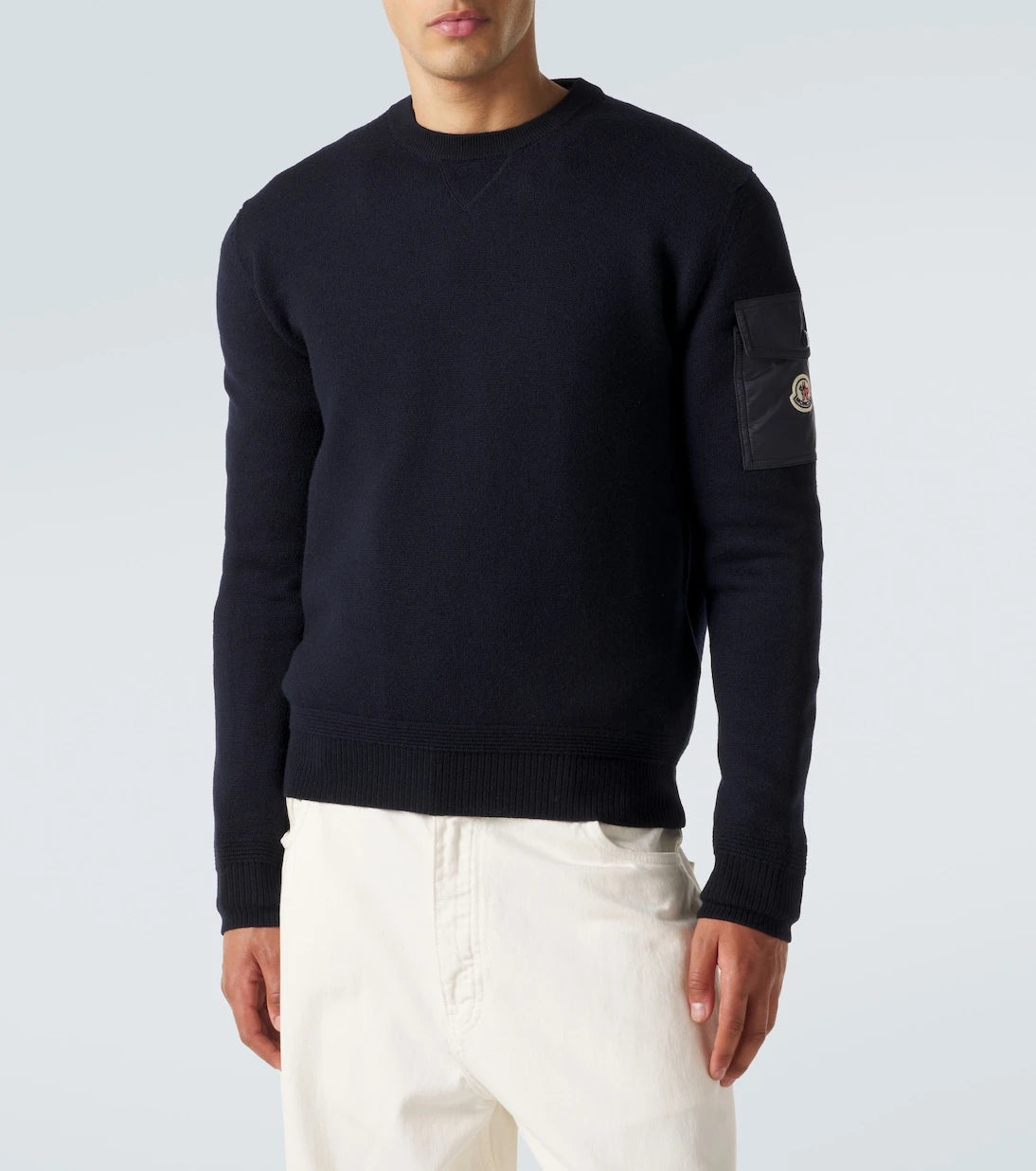 Moncler - Logo virgin wool sweater