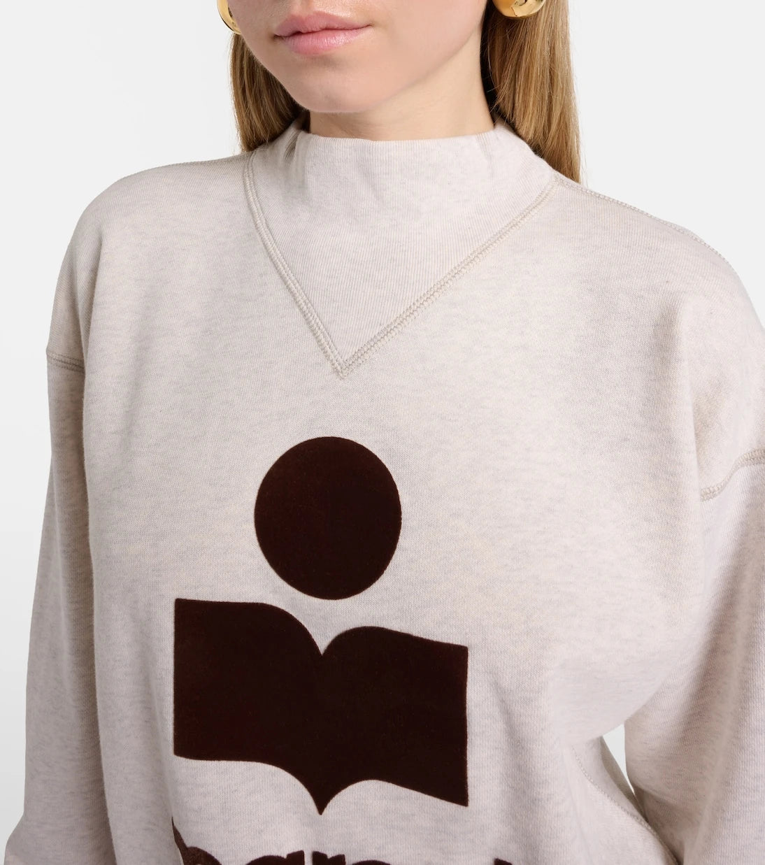 Marant Etoile - Moby logo cotton-blend sweatshirt