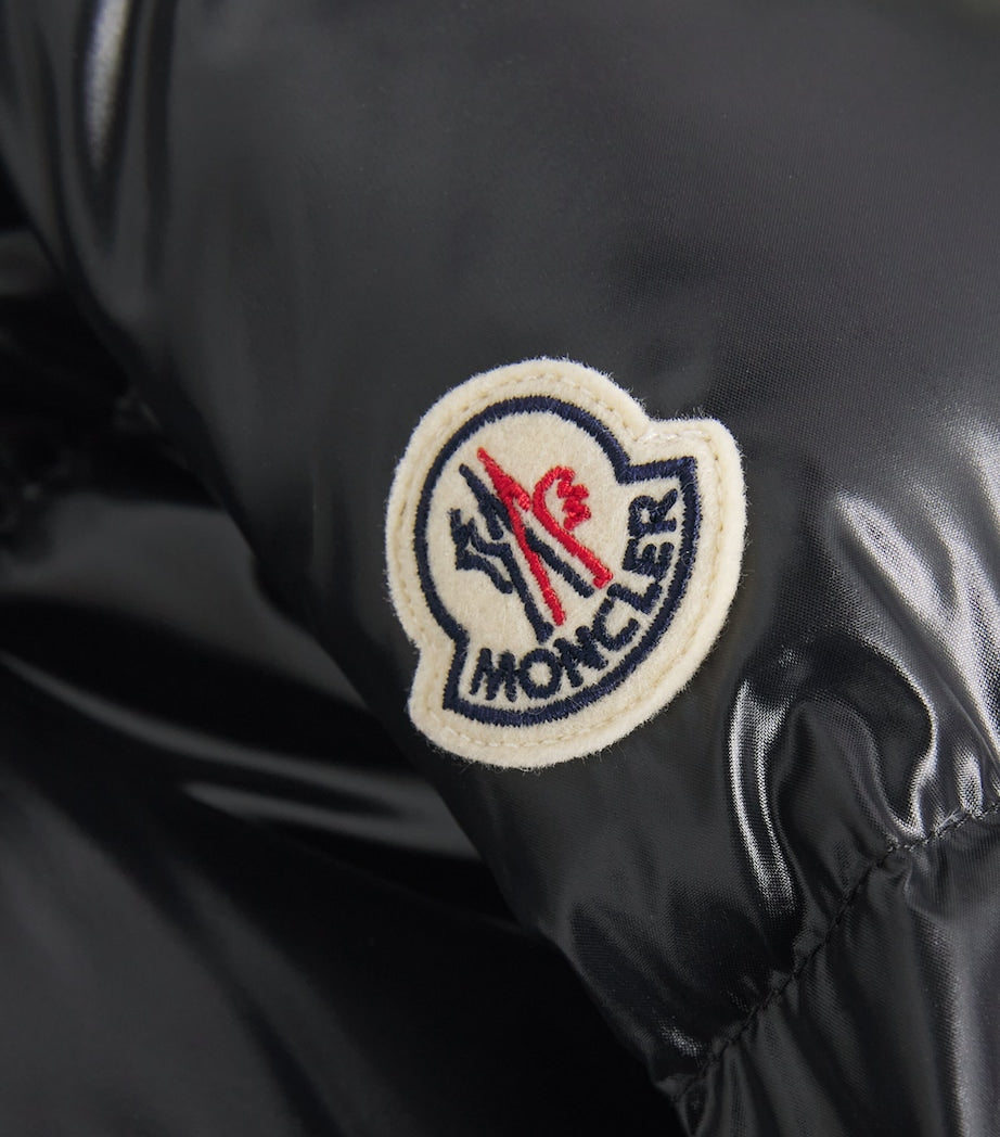Moncler Black Down Padded Abbadia Jacket