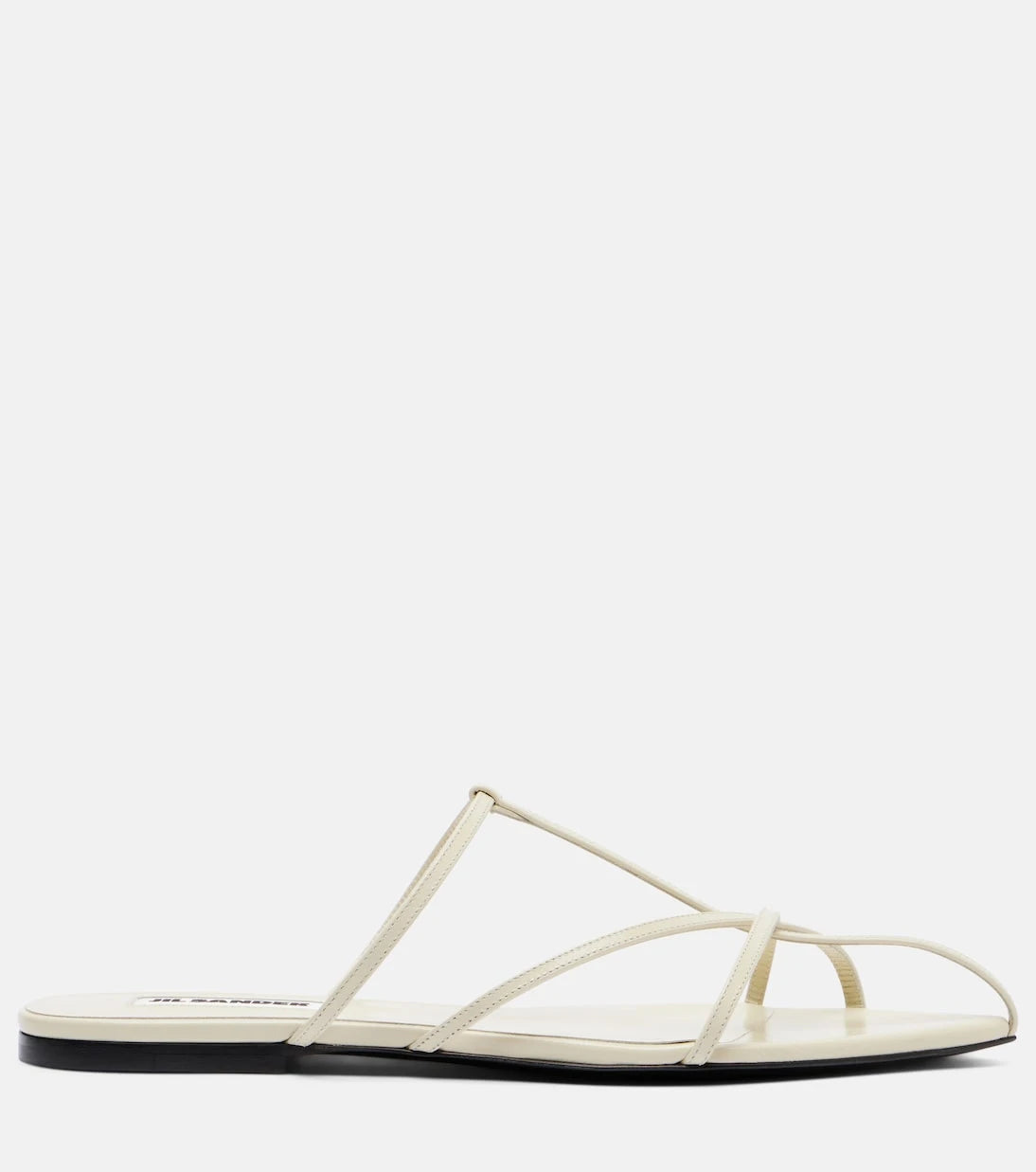 Jil Sander - Cage leather sandals