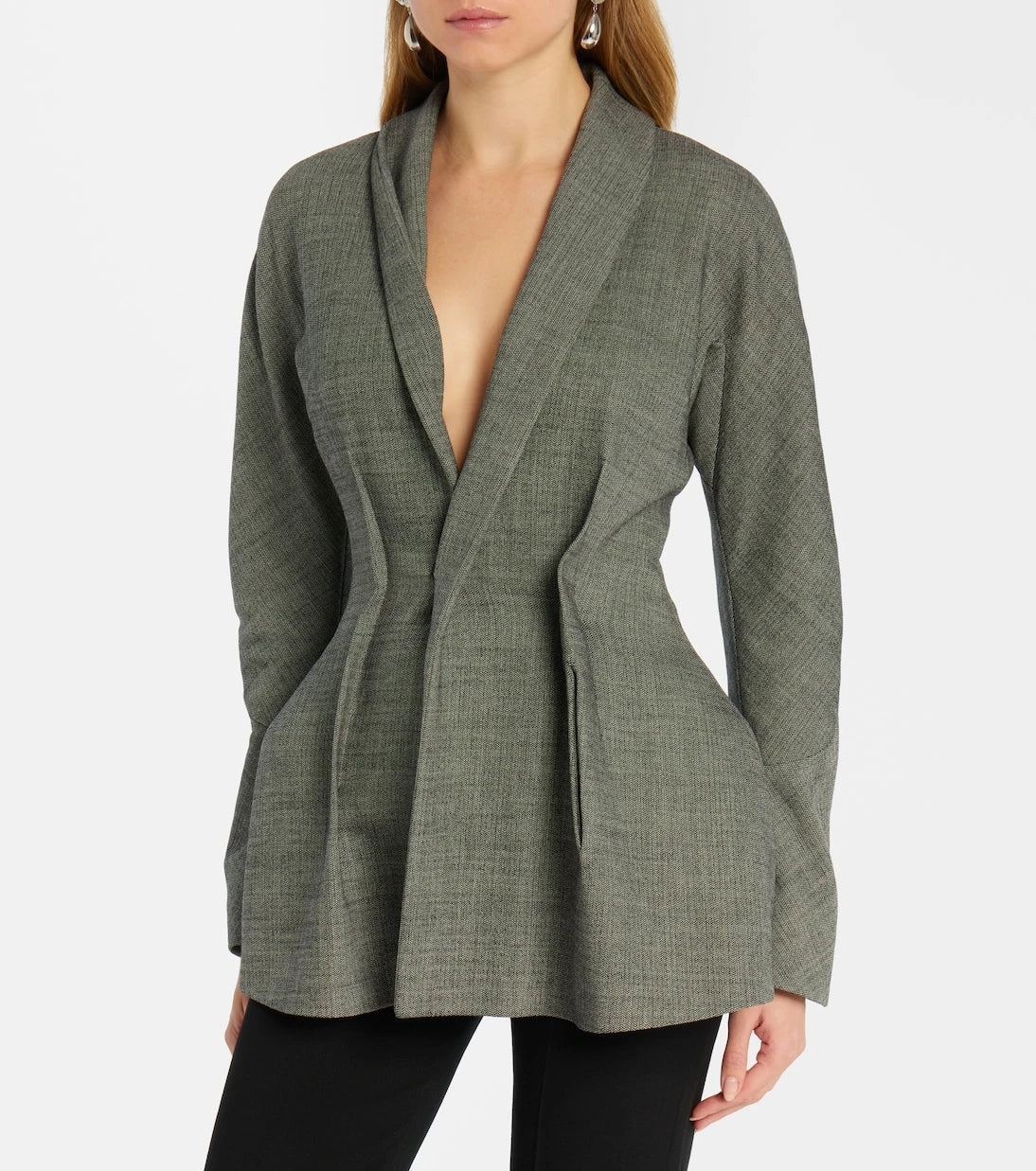 Magda Butrym - Draped wool-blend blazer