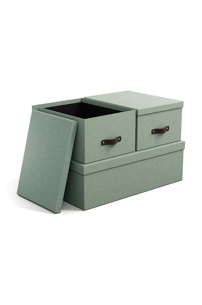 Bigso Box of Sweden Inge Saklama Kutuları Seti (3 Parça)